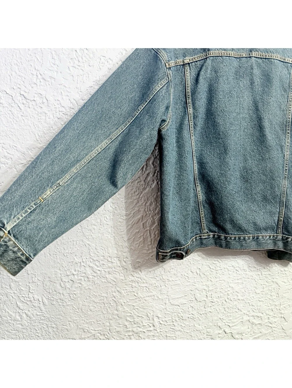 Levi Strauss Signature Men’s Trucker Jean Jacket Blue XL Button Front Pockets